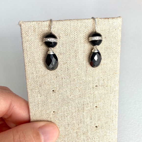 Thomas Sabo Black Pendant Earrings - Picture 2 of 8